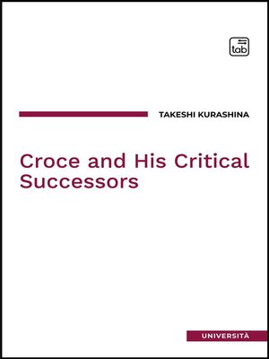 cover image of Croce and His Critical Successors